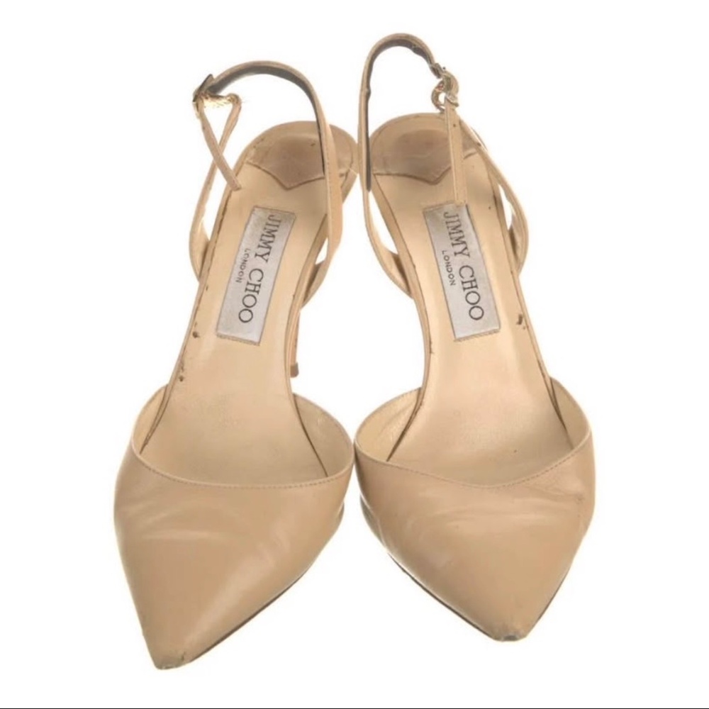 Jimmy Choo Leather Slingback pumps Size 8